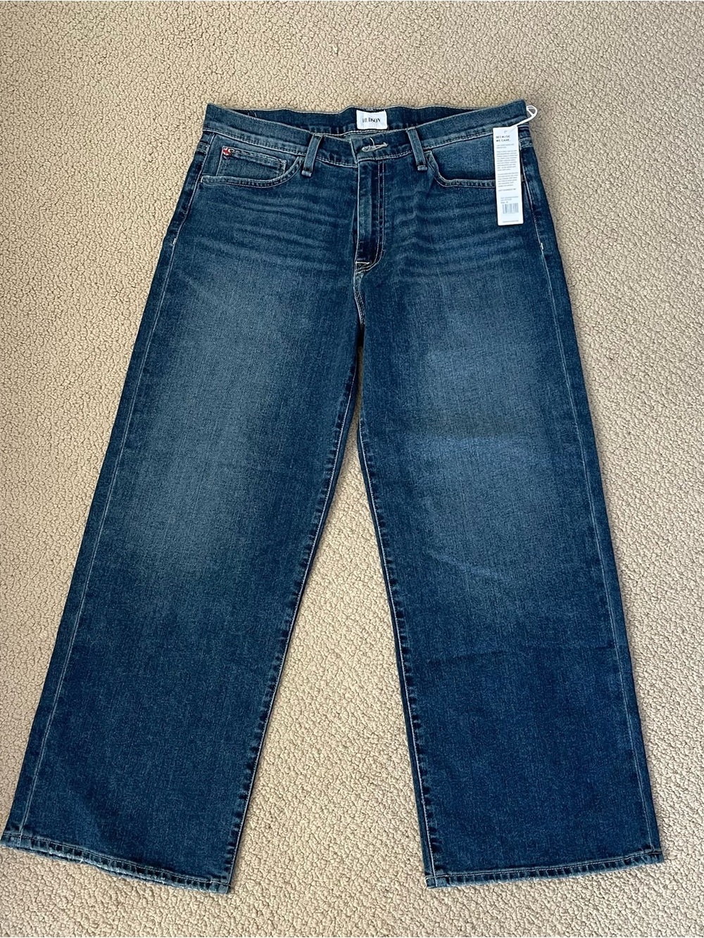 New! Hudson Rosalie Jeans 32 High Rise Wide Leg